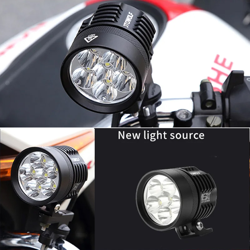 Double Colors LED Strobe Motor - Universal Motorcycle Led Headlight Projector review and price