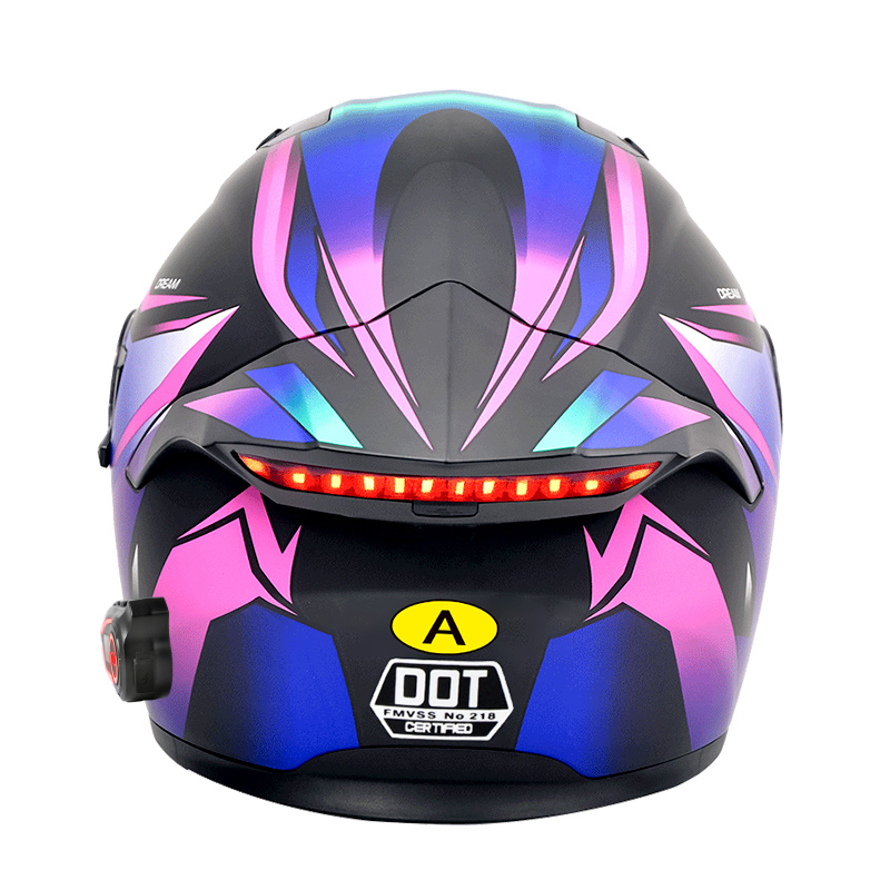 DOT Motorcycle Helmets Double  - Full Face Motorcycle Helmet With Bluetooth review and price