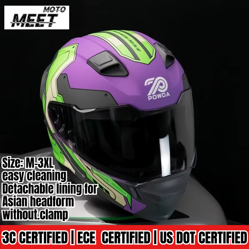 Unisex Full Face Motorcycle He - Dual Visor Motorcycle Racing Helmet review and price