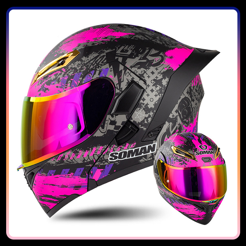 Men Women Motorcycle Helmets F - Full Face Motorcycle Helmet With Bluetooth review and price