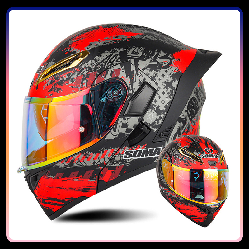 Men Women Motorcycle Helmets F - Full Face Motorcycle Helmet With Bluetooth review and price