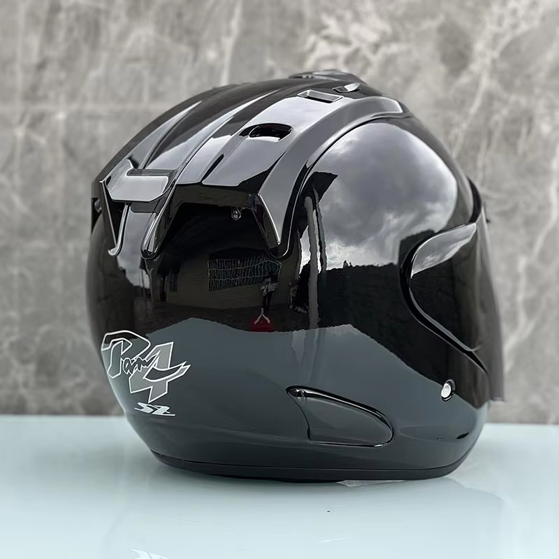 Ram5 Bright Black Half Helmet  - Full Face Motorcycle Helmet With Bluetooth review and price