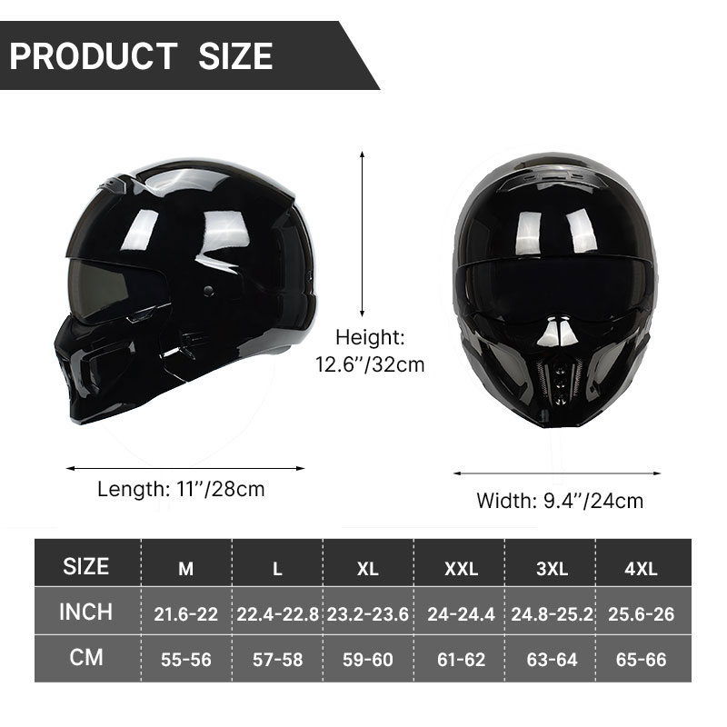 Rugged Bright Black Scorpion F - Full Face Motorcycle Helmet With Bluetooth review and price