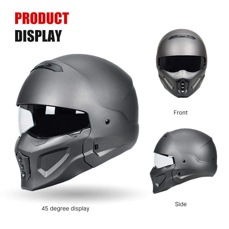 Rugged Bright Black Scorpion F - Full Face Motorcycle Helmet With Bluetooth review and price